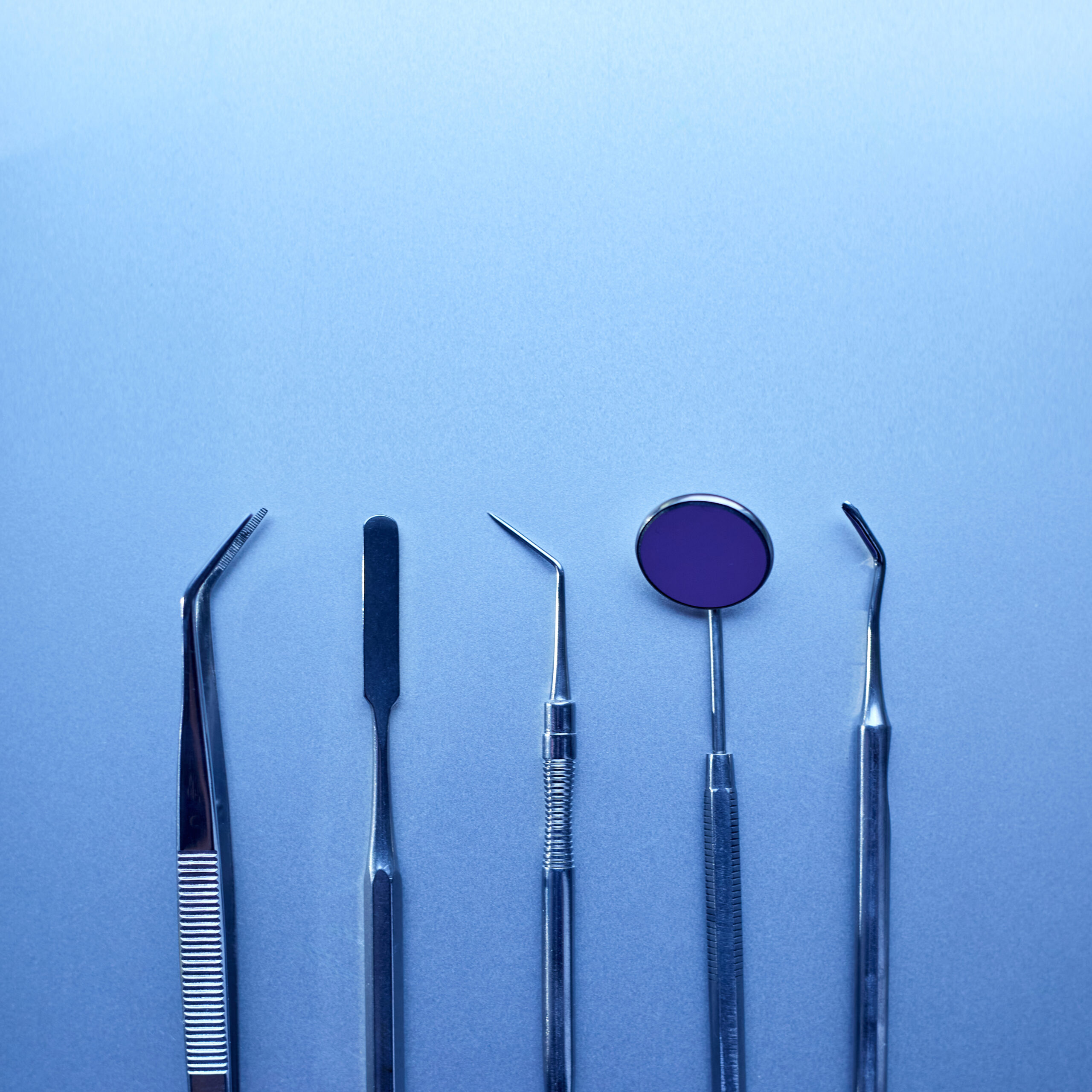 Dentist tools. Teethcare, dental health concept.